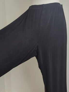 Travelers By Chico's Black Relaxed Elastic Waist Slinky Balloon Pants
